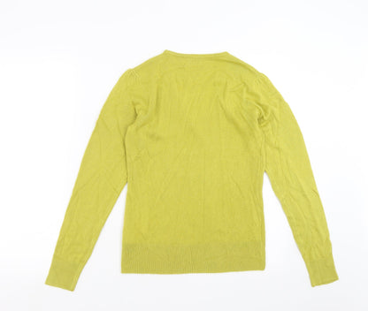 F&F Womens Green  Knit Pullover Jumper Size 12