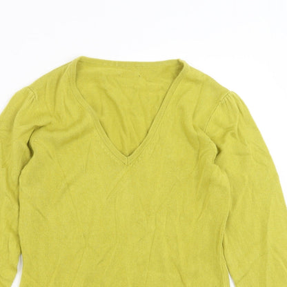 F&F Womens Green  Knit Pullover Jumper Size 12