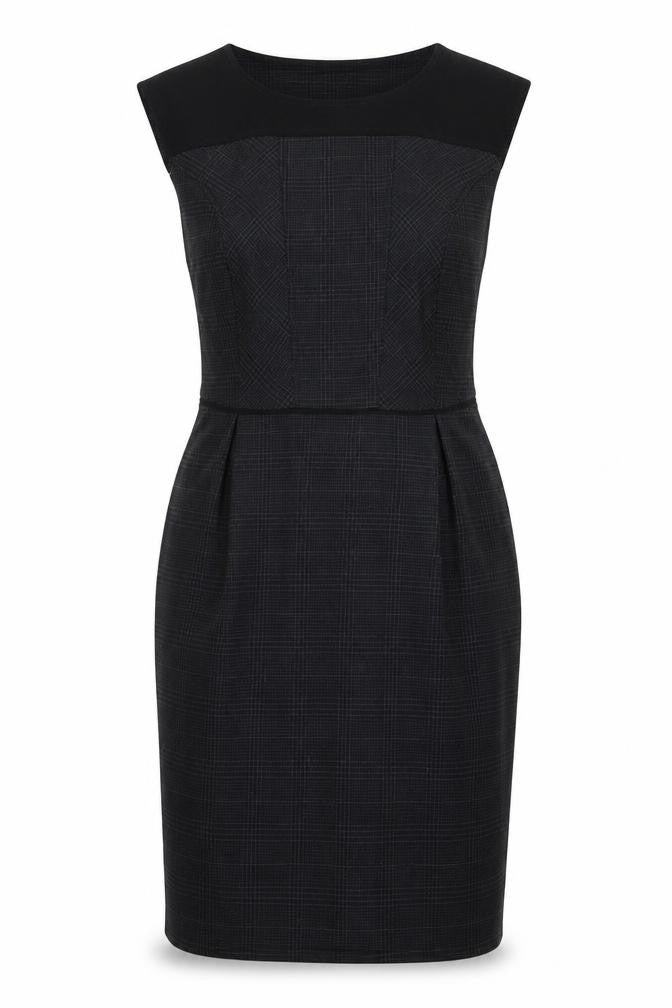 NEXT Womens Grey Check  A-Line  Size 10