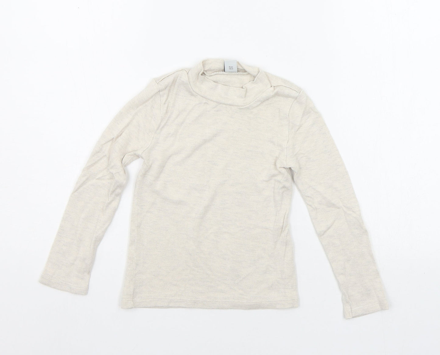 TU Boys Beige   Basic T-Shirt Size 5 Years
