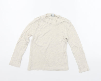 TU Boys Beige   Basic T-Shirt Size 5 Years