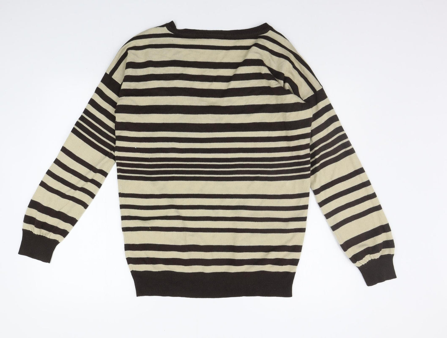 Womens UK Size 10 New Look Beige Pullover Jumper