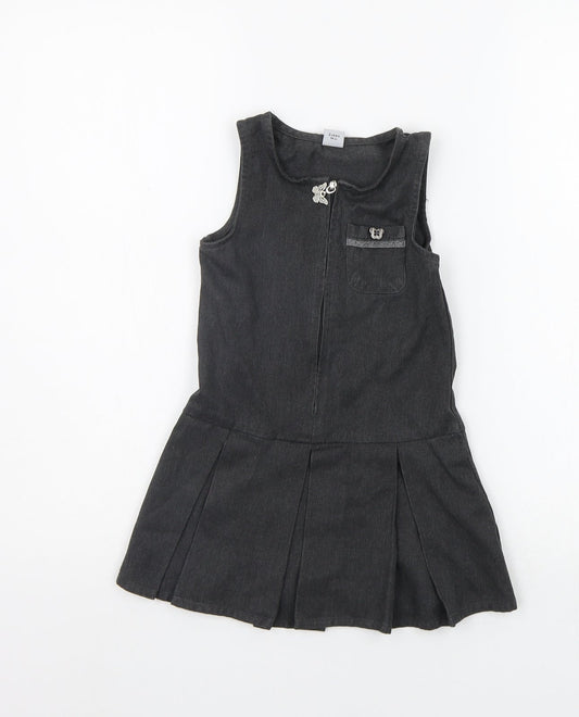 TU Girls Grey   A-Line  Size 3 Years