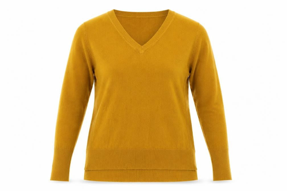 Womens UK Size M Primark Yellow Pullover Jumper