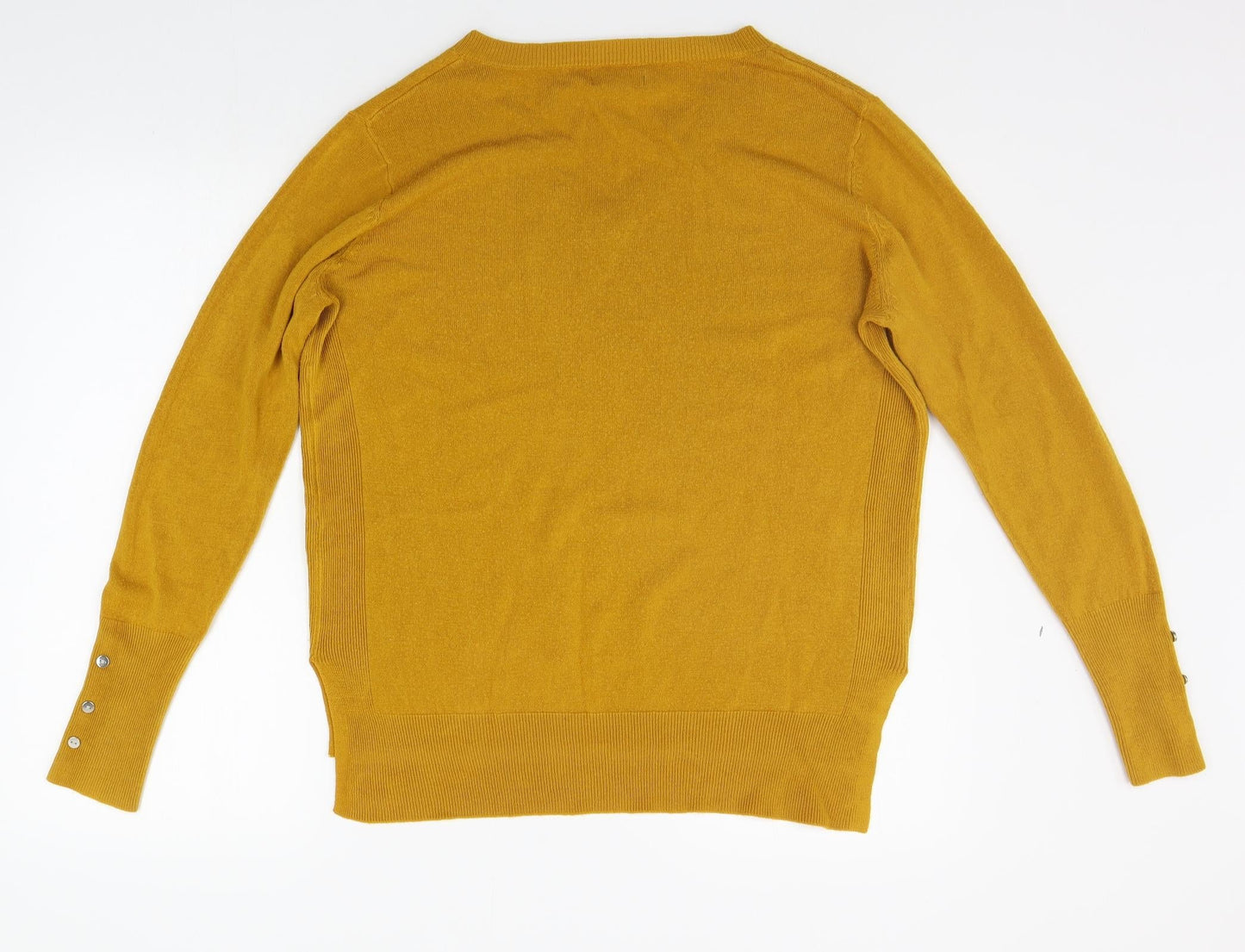 Primark Womens Yellow   Pullover Jumper Size M