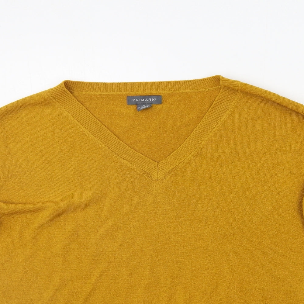 Primark Womens Yellow   Pullover Jumper Size M