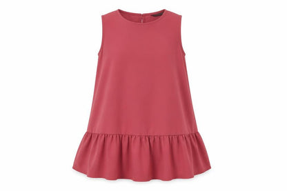 SheIn Womens Pink Houndstooth  A-Line  Size S