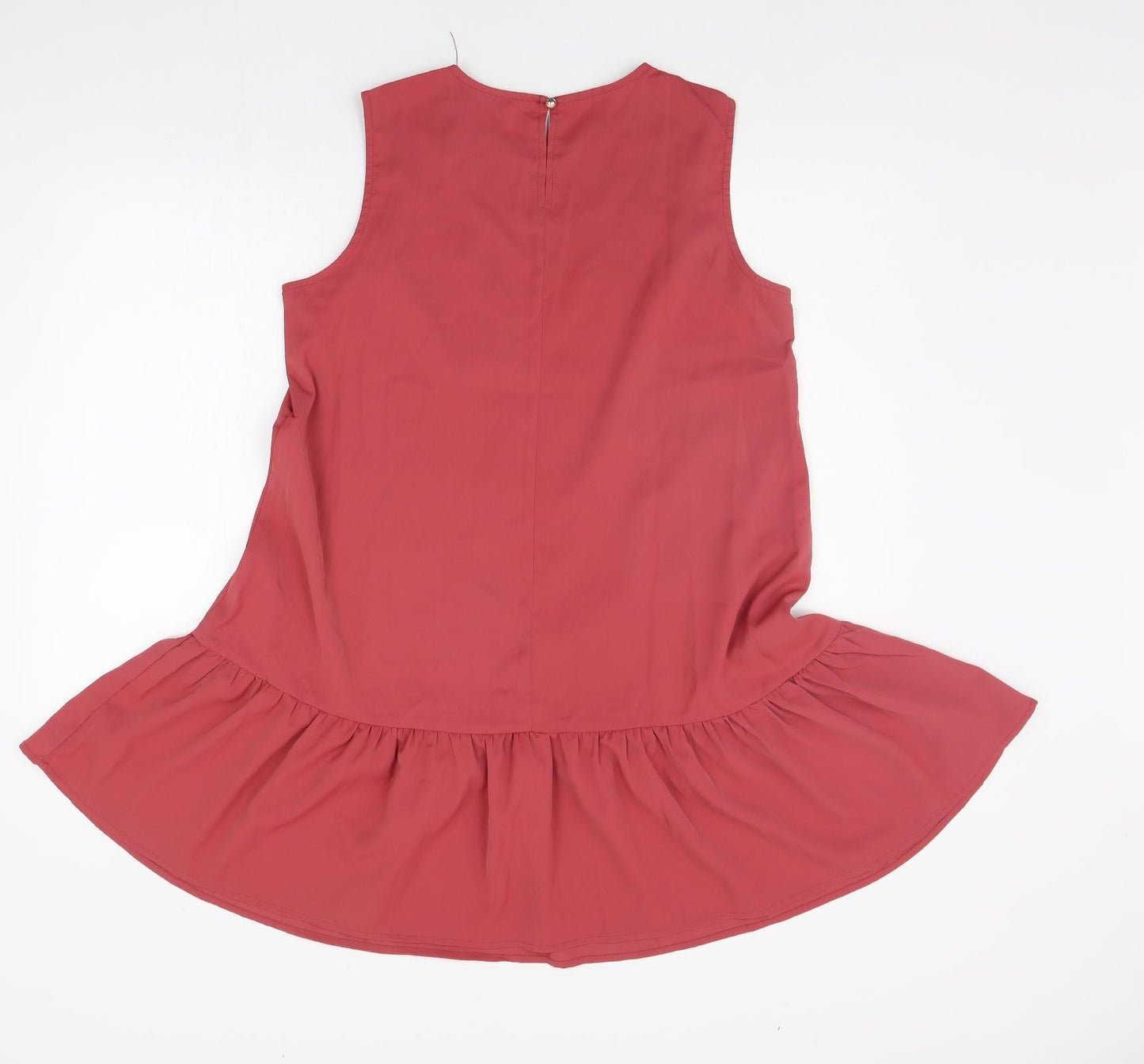 SheIn Womens Pink Houndstooth  A-Line  Size S