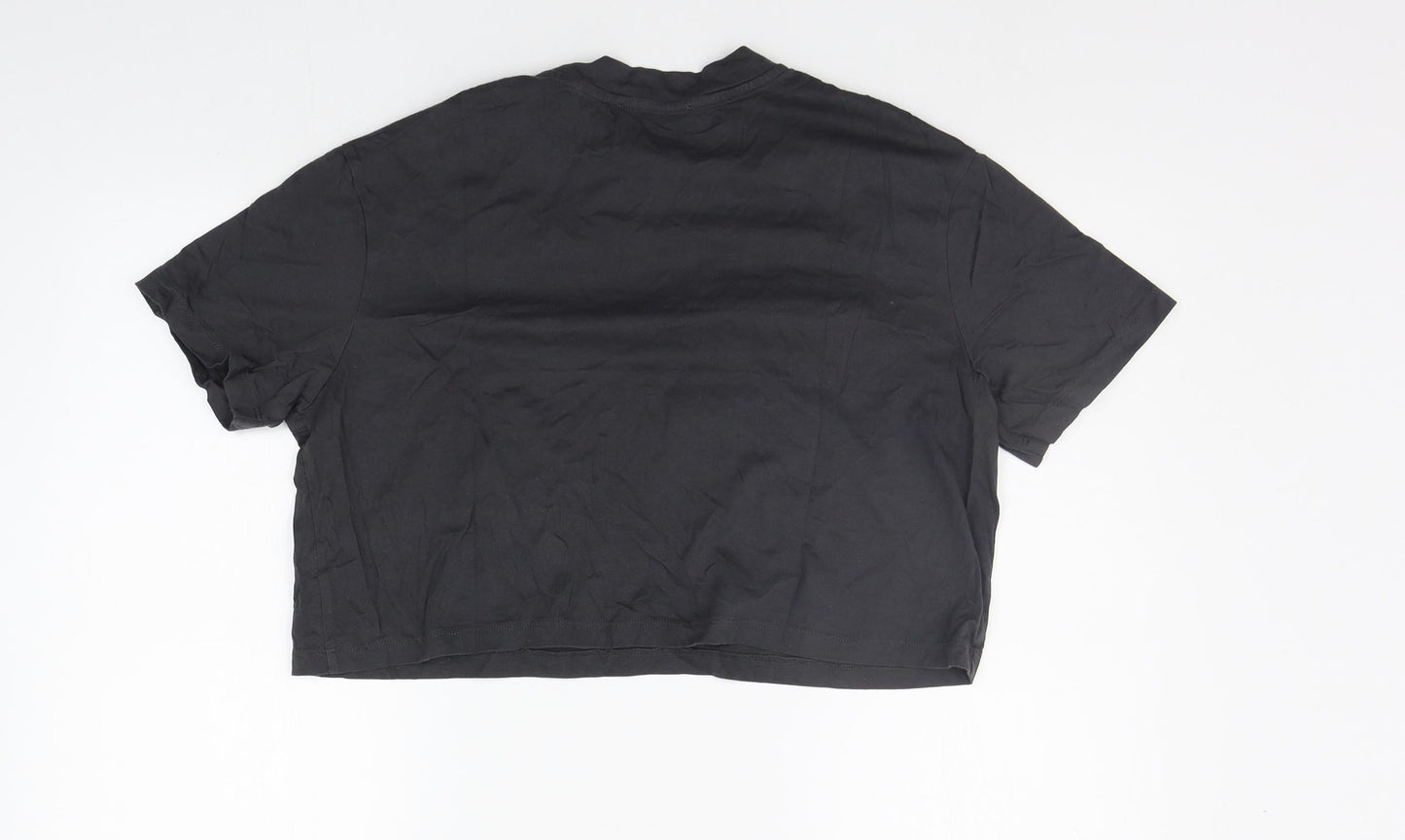 Womens UK Size 8 Preworn Grey Basic T-Shirt