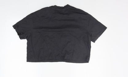 Womens UK Size 8 Preworn Grey Basic T-Shirt