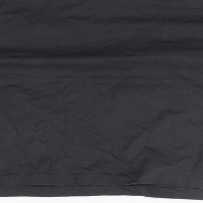 Womens UK Size 8 Preworn Grey Basic T-Shirt