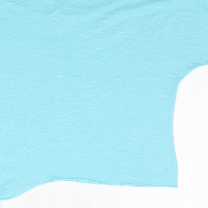 MISS EVIE Girls Blue   Basic T-Shirt Size 13-14 Years