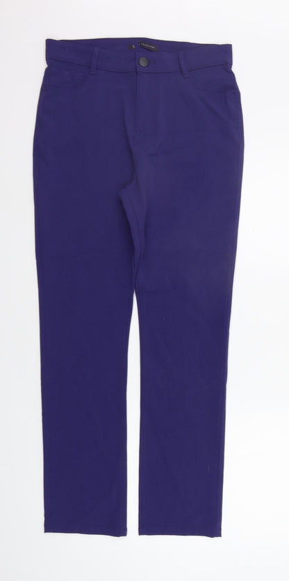 Marks and Spencer Womens Blue   Trousers  Size 12 L27 in