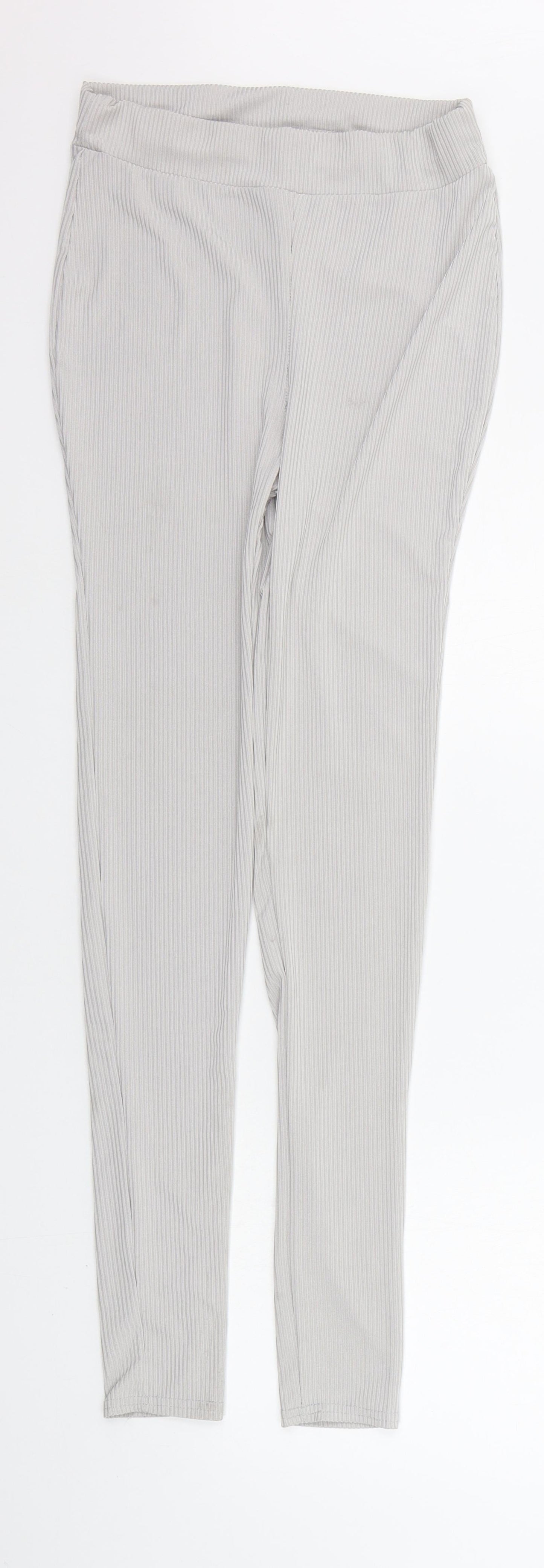 Womens UK Size 12 Preworn Regular Fit Jegging Grey Trousers