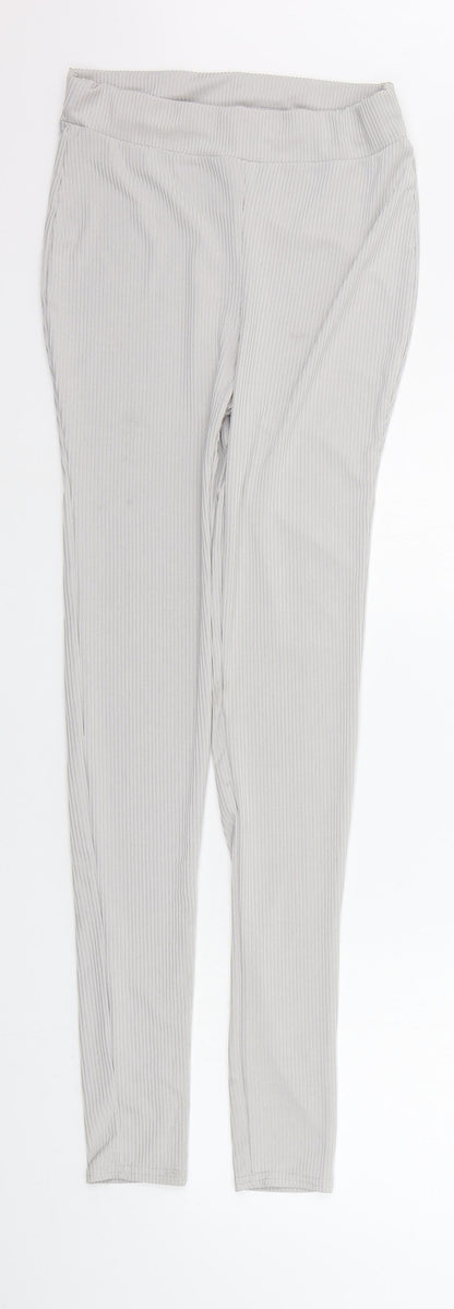 Womens UK Size 12 Preworn Regular Fit Jegging Grey Trousers