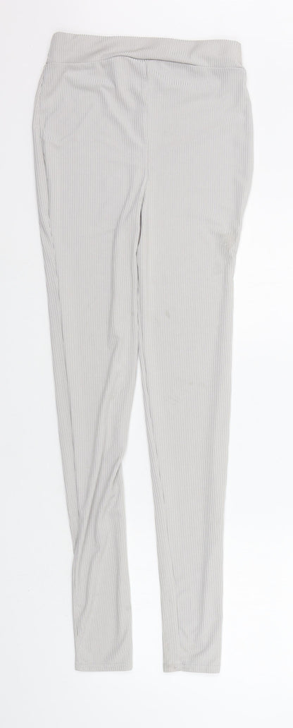 Womens UK Size 12 Preworn Regular Fit Jegging Grey Trousers