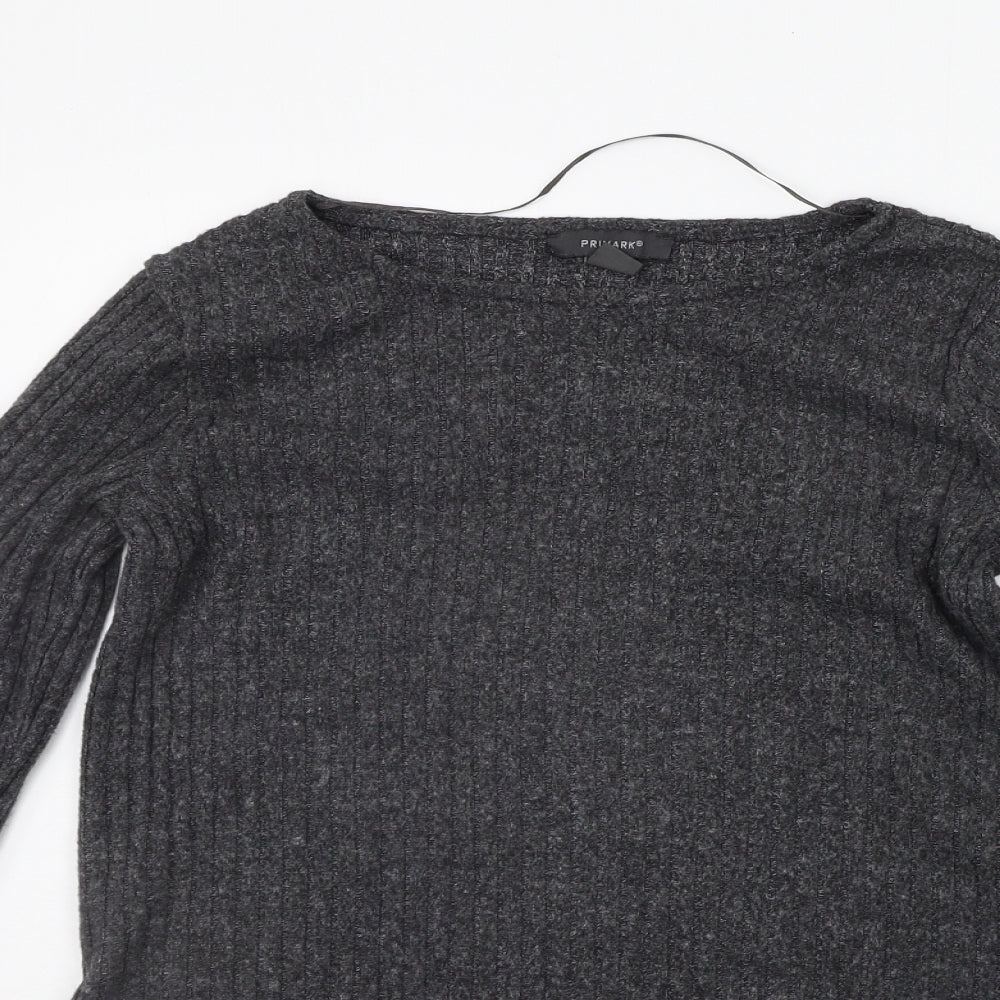 Primark Womens Grey   Pullover Jumper Size S
