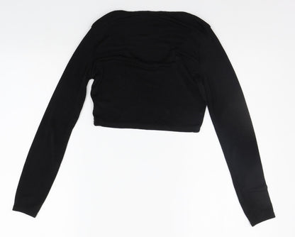 Boohoo Womens Blue   Basic Blouse Size 8