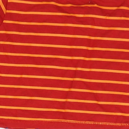 Pitter Patter Baby Red Striped  Basic T-Shirt Size 3-6 Months