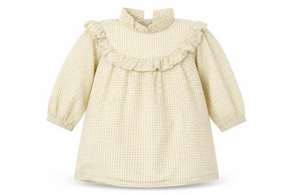 George Baby Beige Check  A-Line  Size 3-6 Months