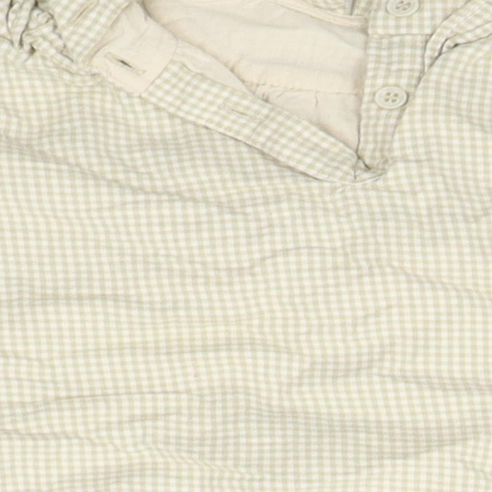 George Baby Beige Check  A-Line  Size 3-6 Months