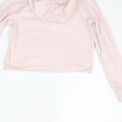 H&M Girls Pink   Pullover Hoodie Size 11-12 Years