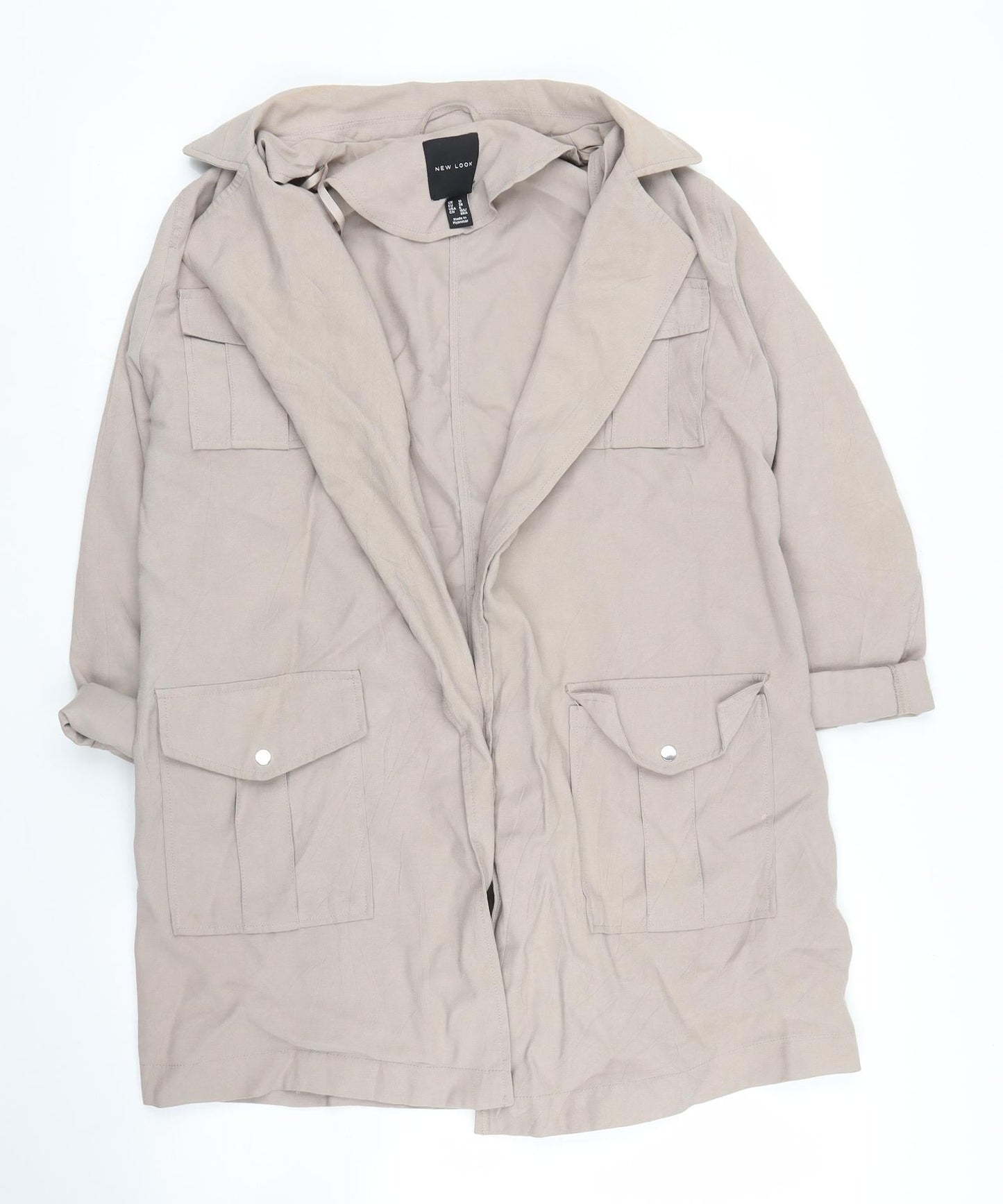 New Look Womens Beige   Jacket Blazer Size 10