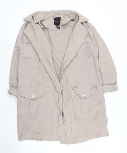 New Look Womens Beige   Jacket Blazer Size 10