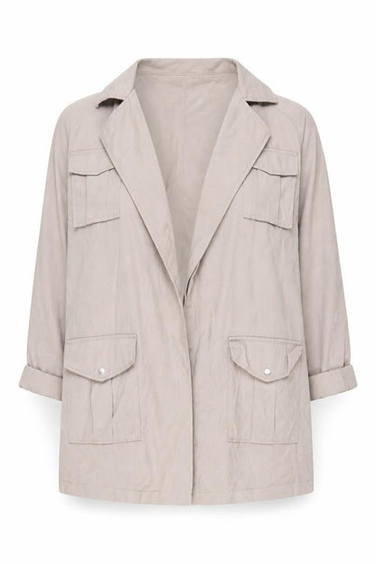 Womens UK Size 10 New Look Regular Beige Blazer