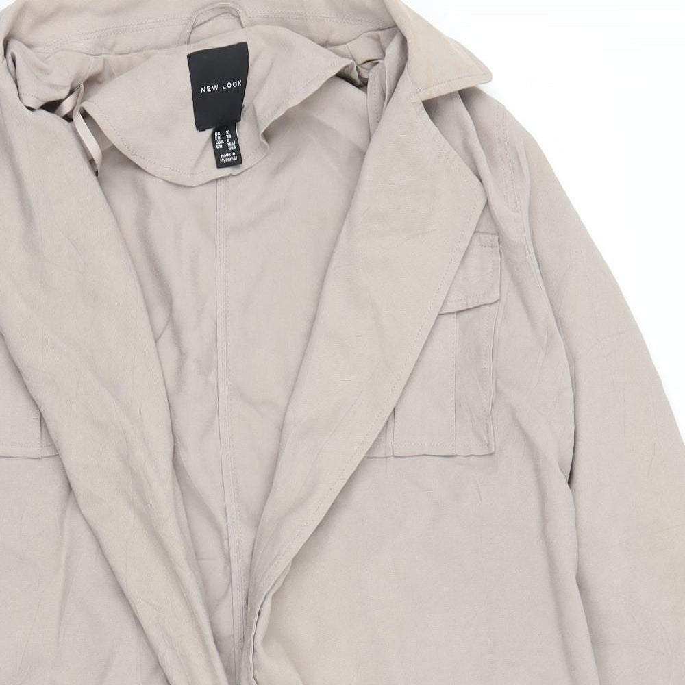 New Look Womens Beige   Jacket Blazer Size 10