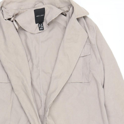 New Look Womens Beige   Jacket Blazer Size 10