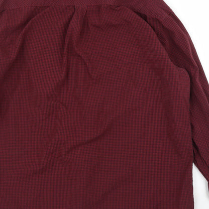 Mens UK Size XL Industrialise Purple  Button-Up Long Sleeve Casual Shirt