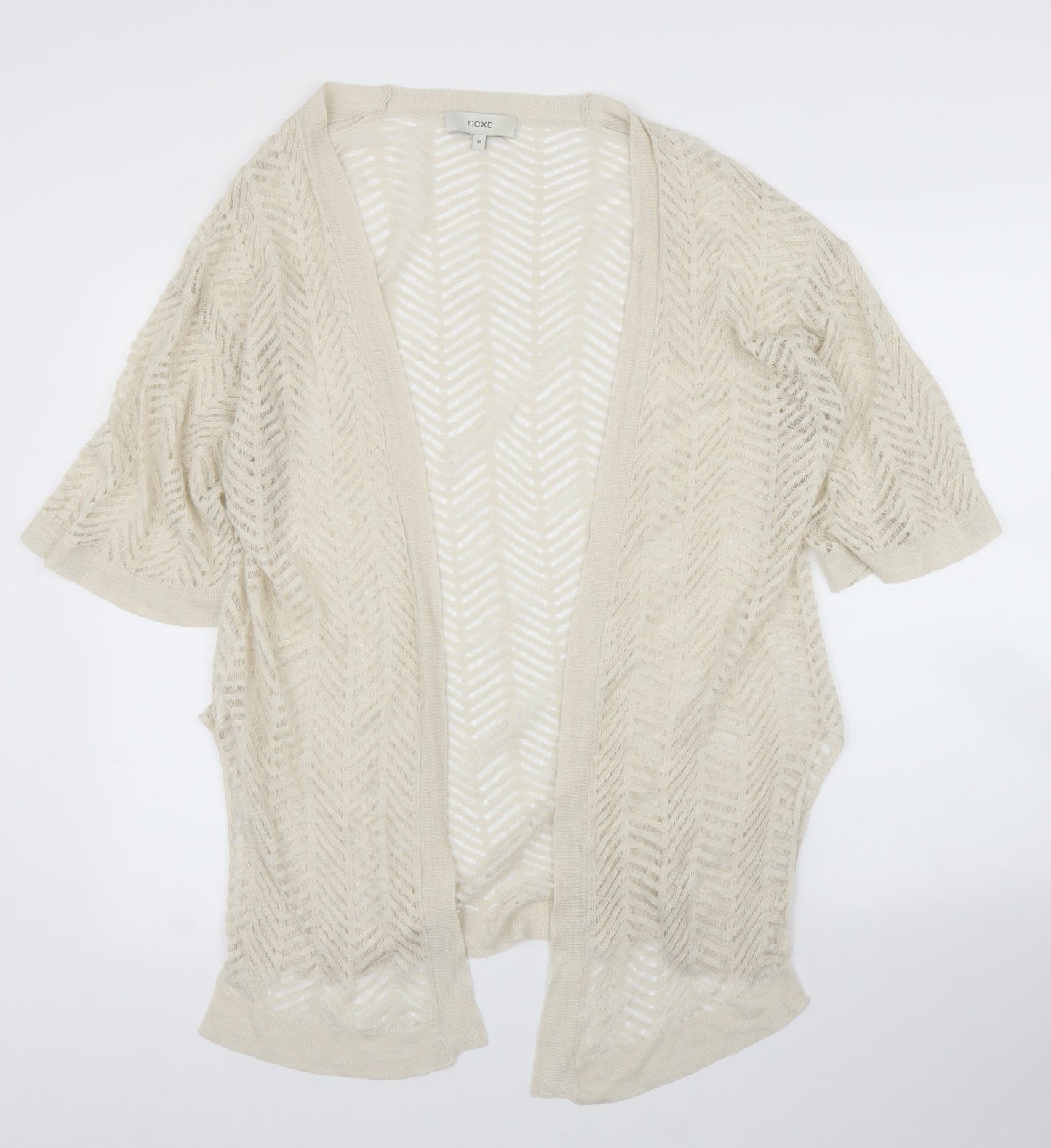 Womens UK Size 12 NEXT Ivory Cardigan Jumper