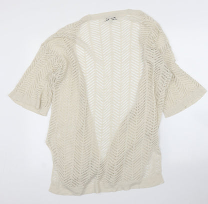 Womens UK Size 12 NEXT Ivory Cardigan Jumper