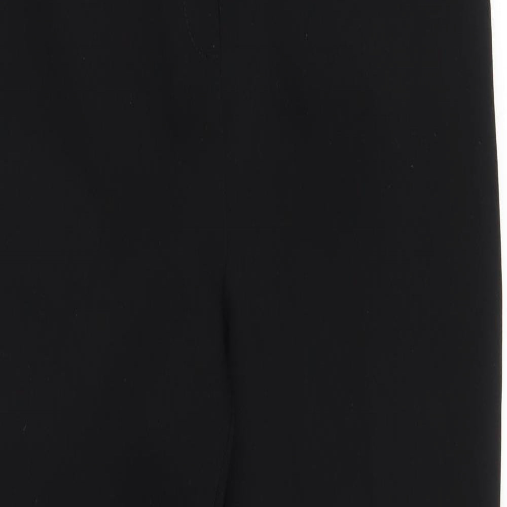 Womens UK Size 10 Topshop Regular Fit  Black Trousers