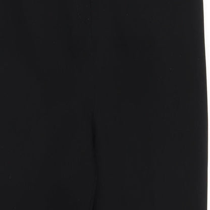 Womens UK Size 10 Topshop Regular Fit  Black Trousers
