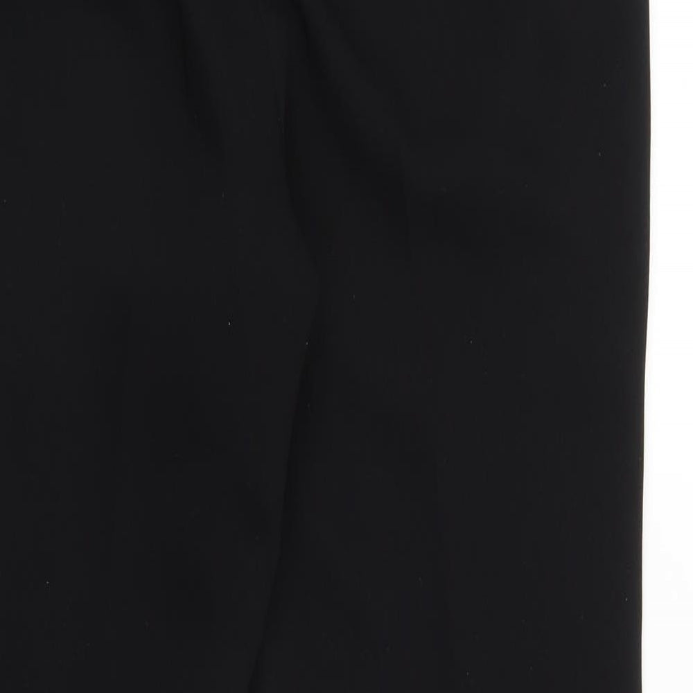 Womens UK Size 10 Topshop Regular Fit  Black Trousers