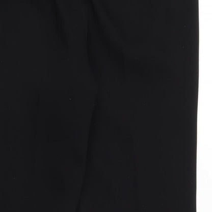Womens UK Size 10 Topshop Regular Fit  Black Trousers