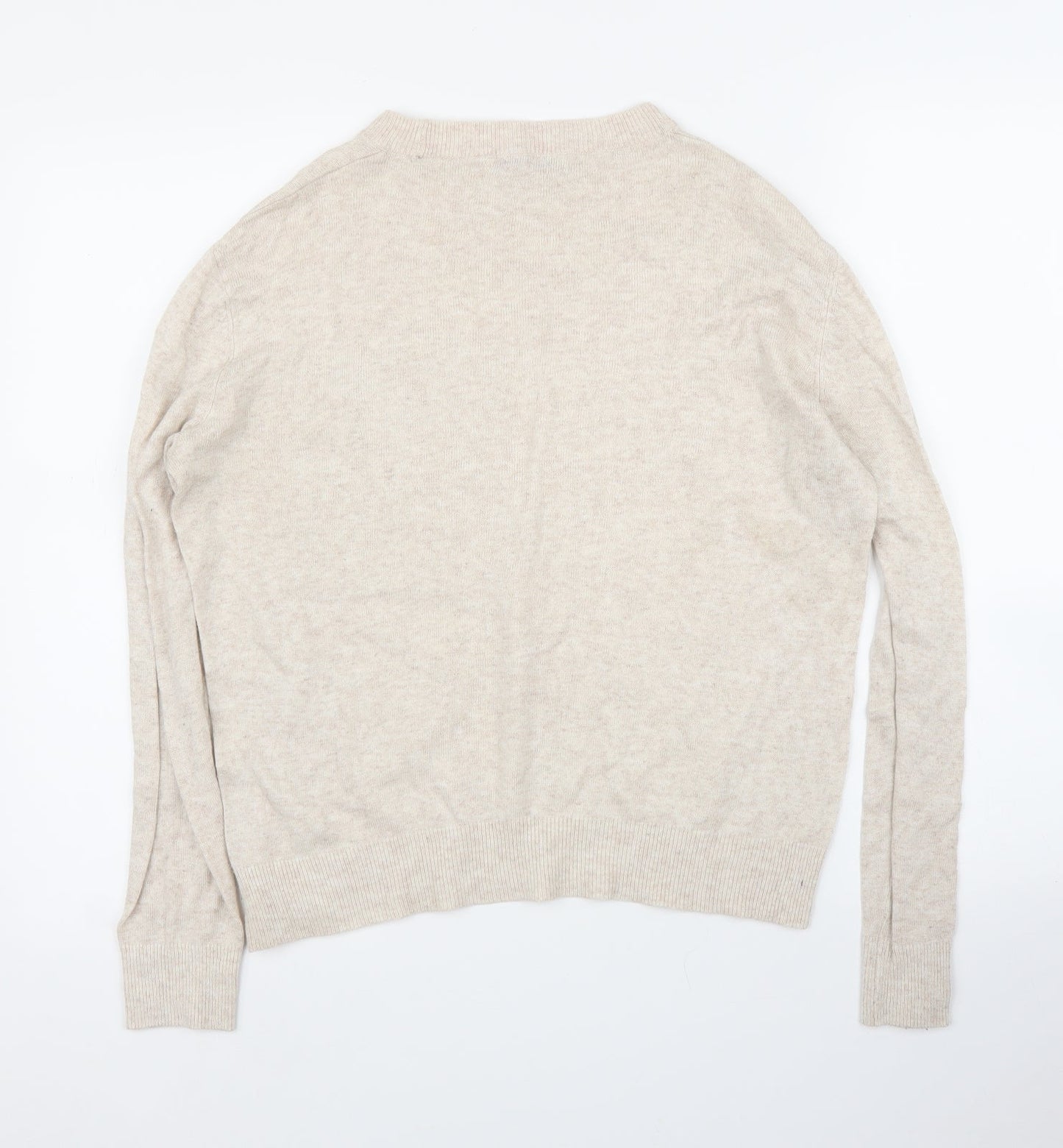Womens UK Size 10 NEXT Beige Pullover Jumper