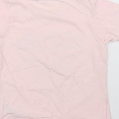 Primark Girls Pink Floral  Basic T-Shirt Size 24 Months