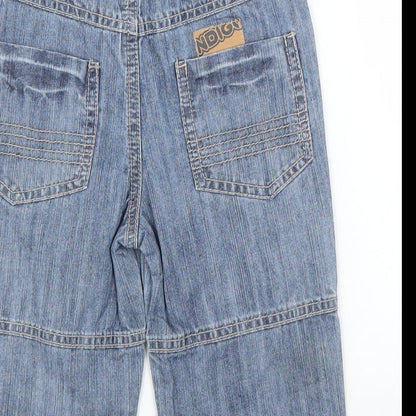 M&S Boys Blue  Denim Capri Jeans Size 9 Months