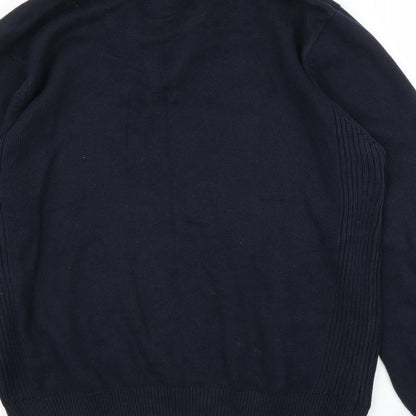 Easy Mens Blue   Pullover Jumper Size L
