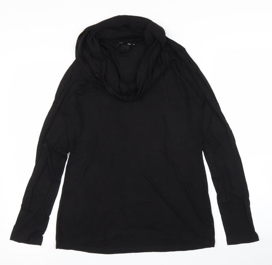 Womens UK Size M H&M Black Basic T-Shirt
