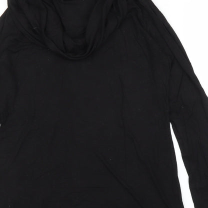 Womens UK Size M H&M Black Basic T-Shirt