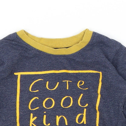 George Boys Blue   Basic T-Shirt Size 9 Years