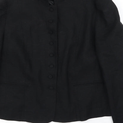 Littlewoods Womens Black   Jacket Blazer Size 14