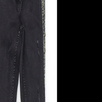 Matalan Girls Black  Denim Skinny Jeans Size 9 Years