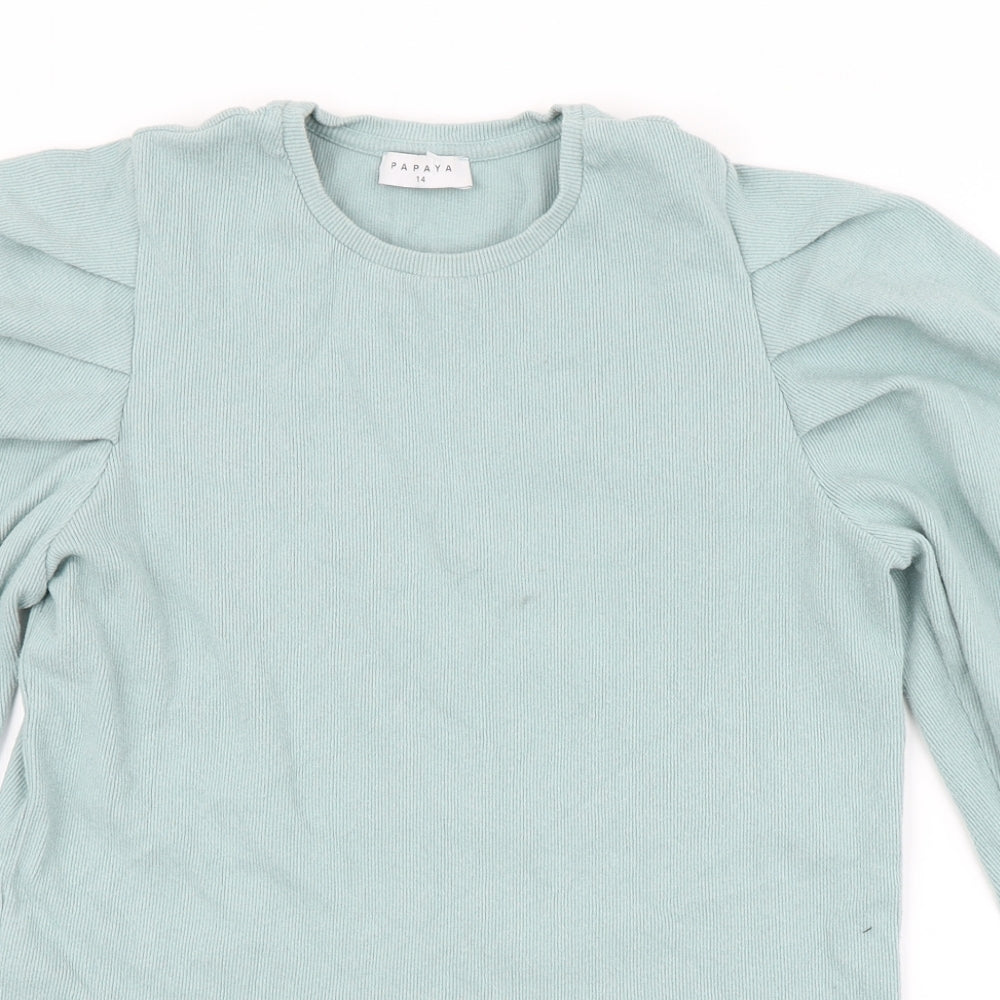 Womens UK Size 14 Matalan Blue Pullover Jumper