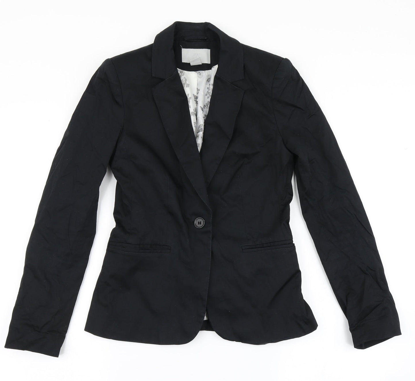 H&M Womens Black   Jacket Blazer Size 34