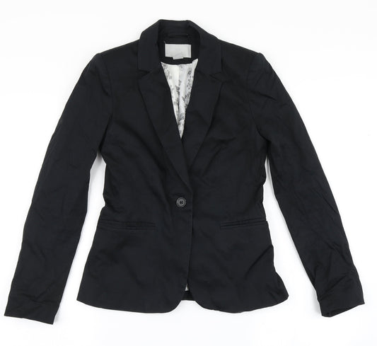 H&M Womens Black   Jacket Blazer Size 34